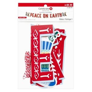 Celebrate It Peace on Earth Sign Banner